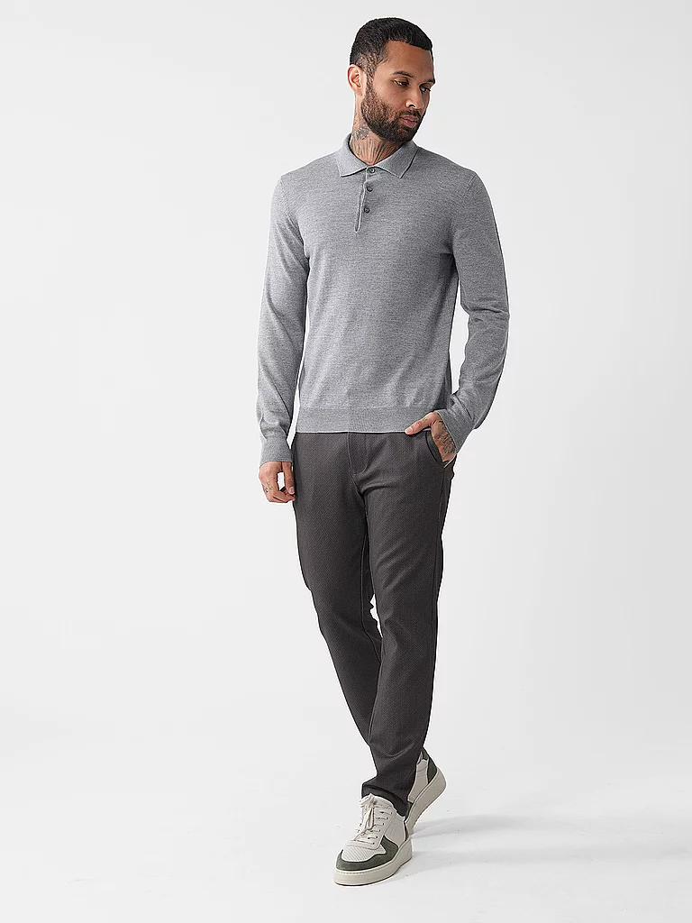 Gran Sasso Poloshirt Hellgrau | 46-image